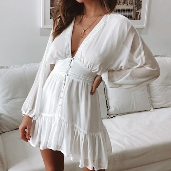 LYNH white spring dress - Picture 4 of 4